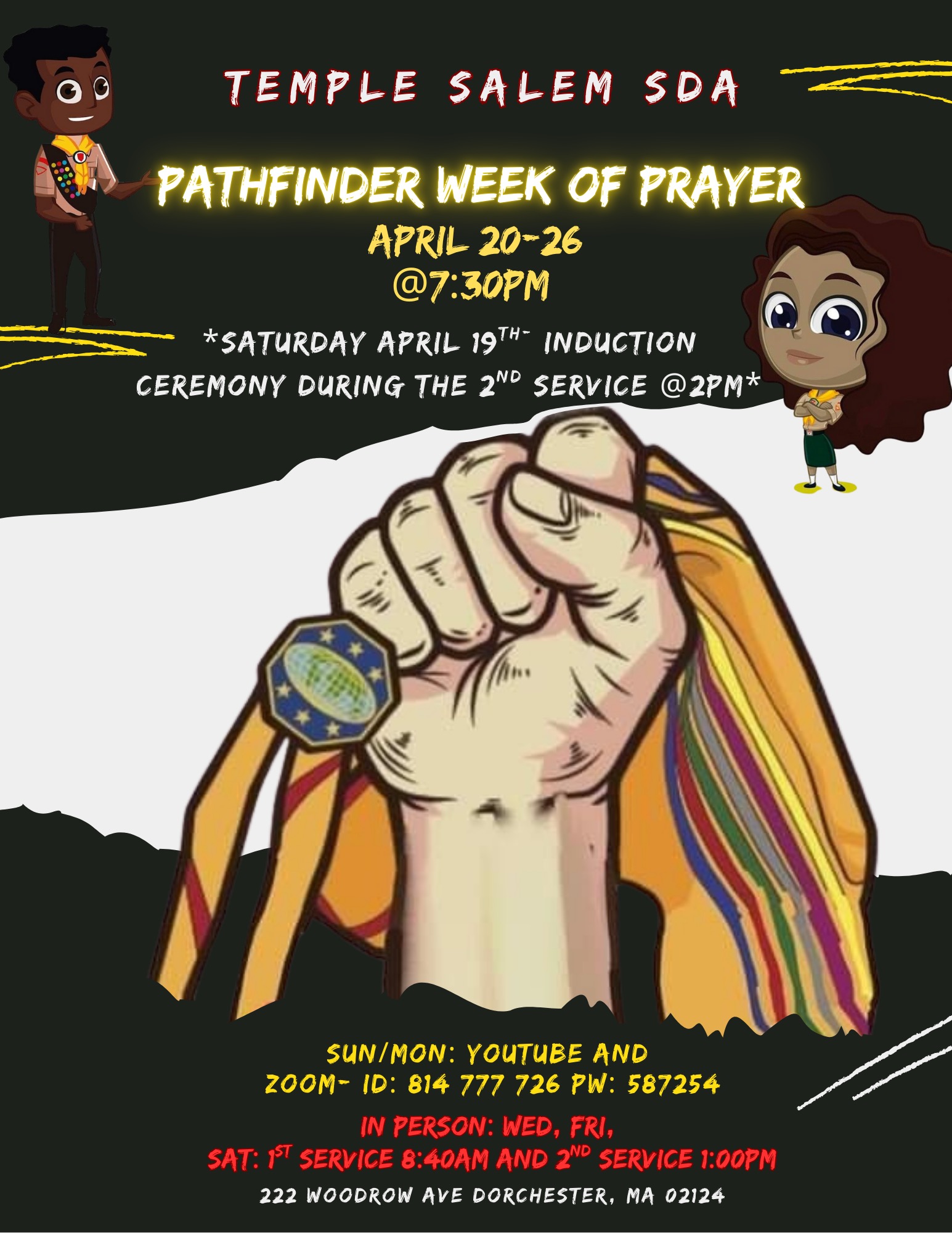 Pathfinder Week of Prayer Poster